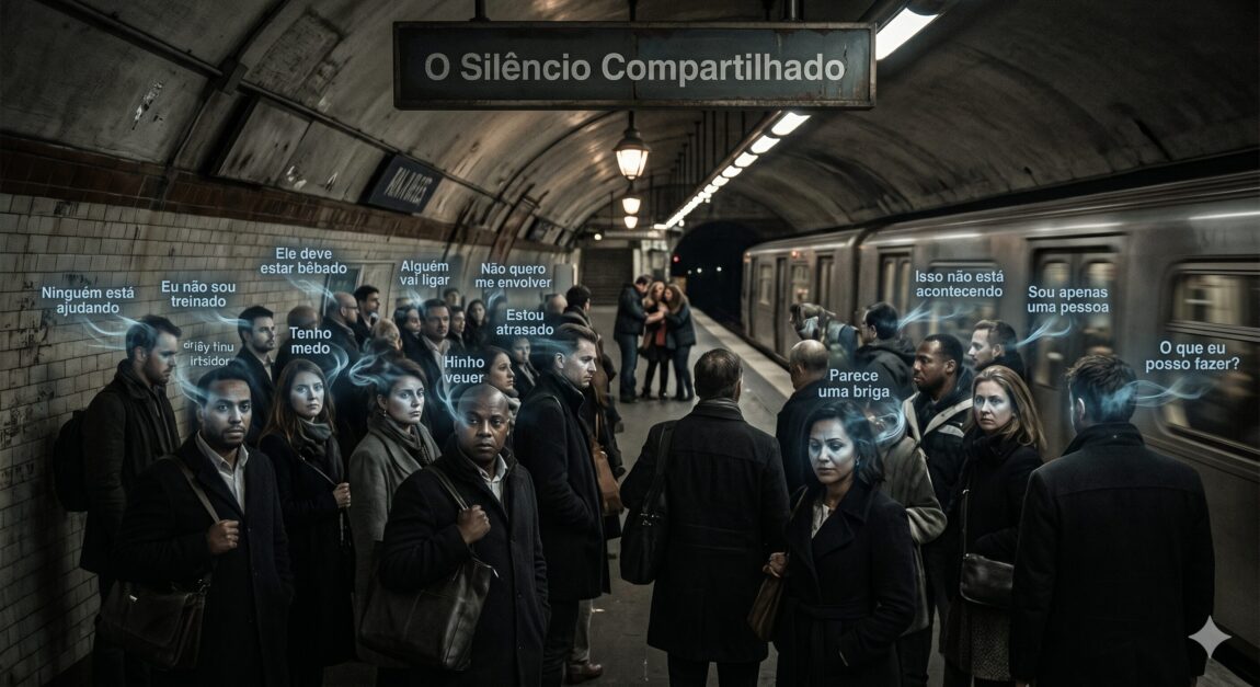 imagem de passageiros no metro